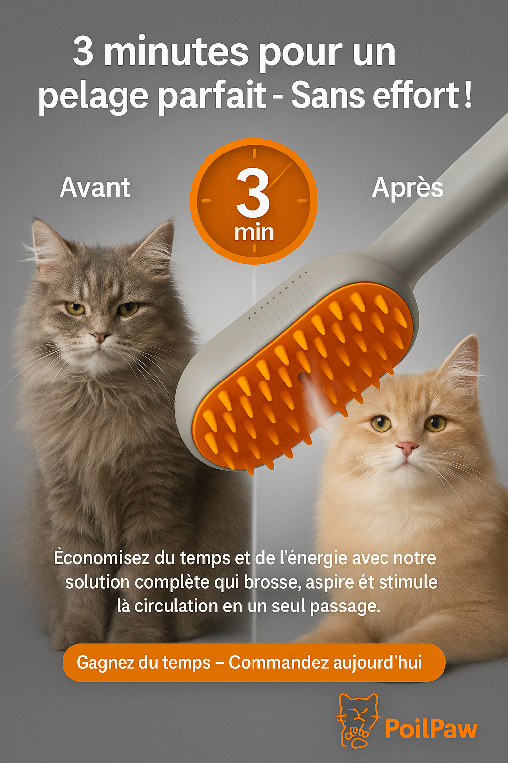 Brosse Électrique 3 en 1 pour Animaux™