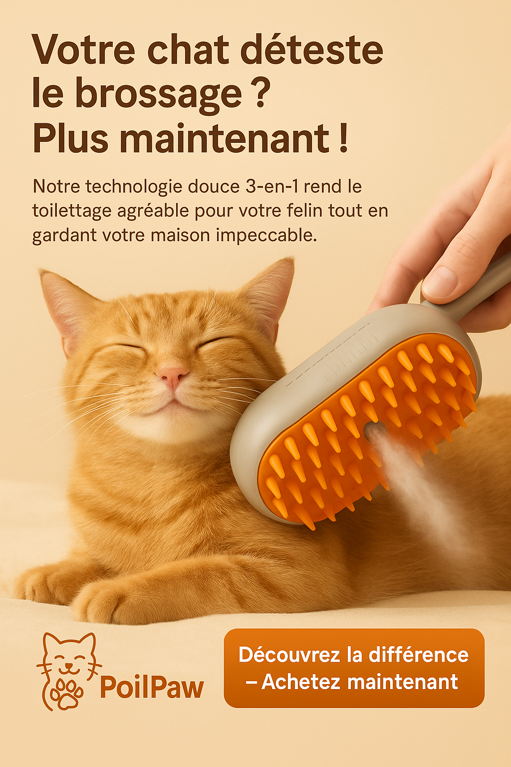 Brosse Électrique 3 en 1 pour Animaux™