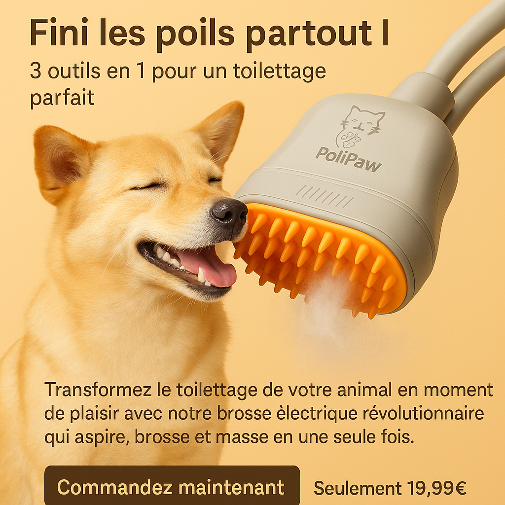 Brosse Électrique 3 en 1 pour Animaux™