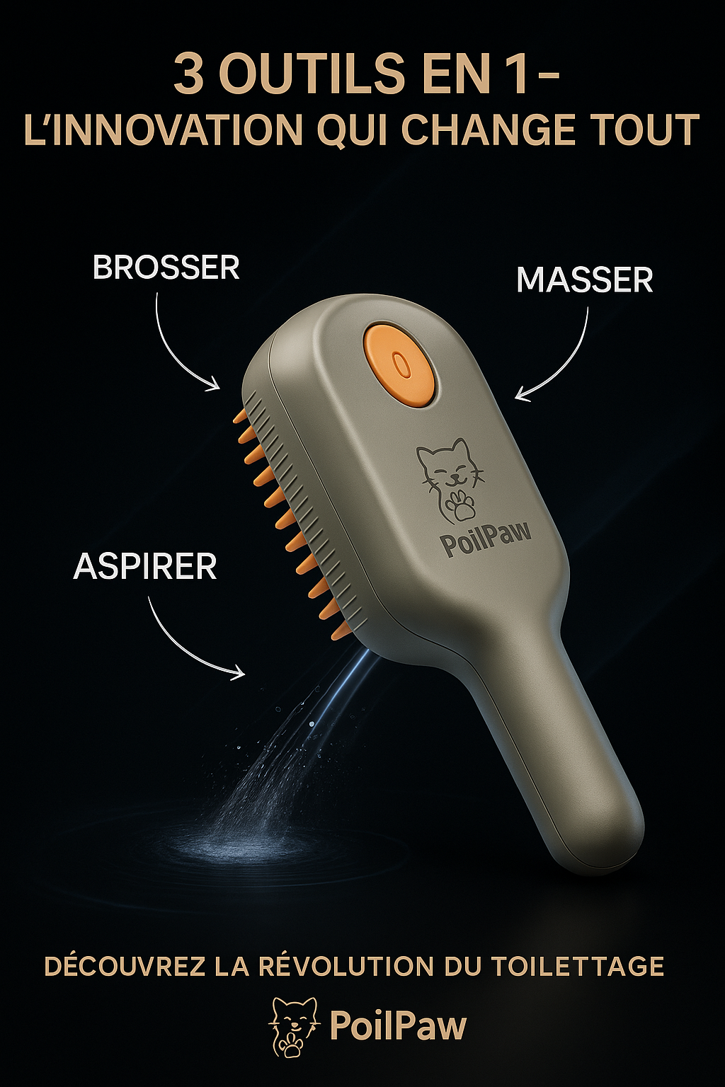 Brosse Électrique 3 en 1 pour Animaux™
